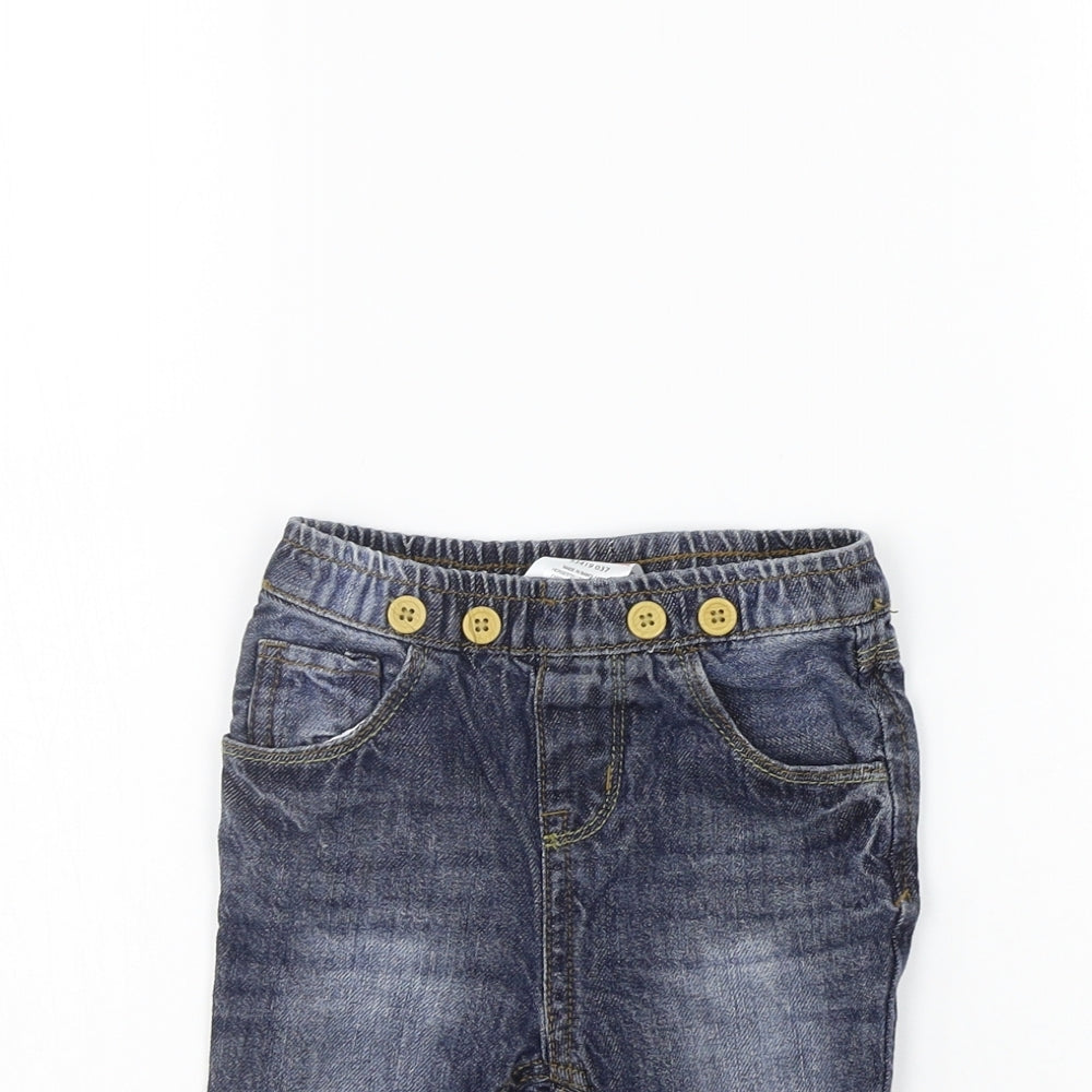 Peacocks Boys Blue   Jogger Jeans Size 6-9 Months