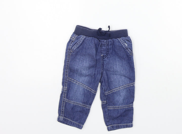 TU Boys Blue Jogger Jeans Size 6-9 Months