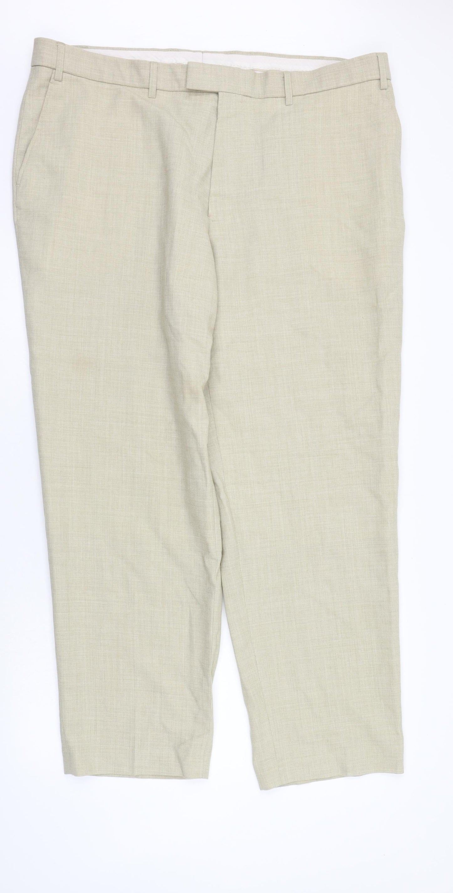 brook Mens Beige   Trousers  Size 44 in L30 in