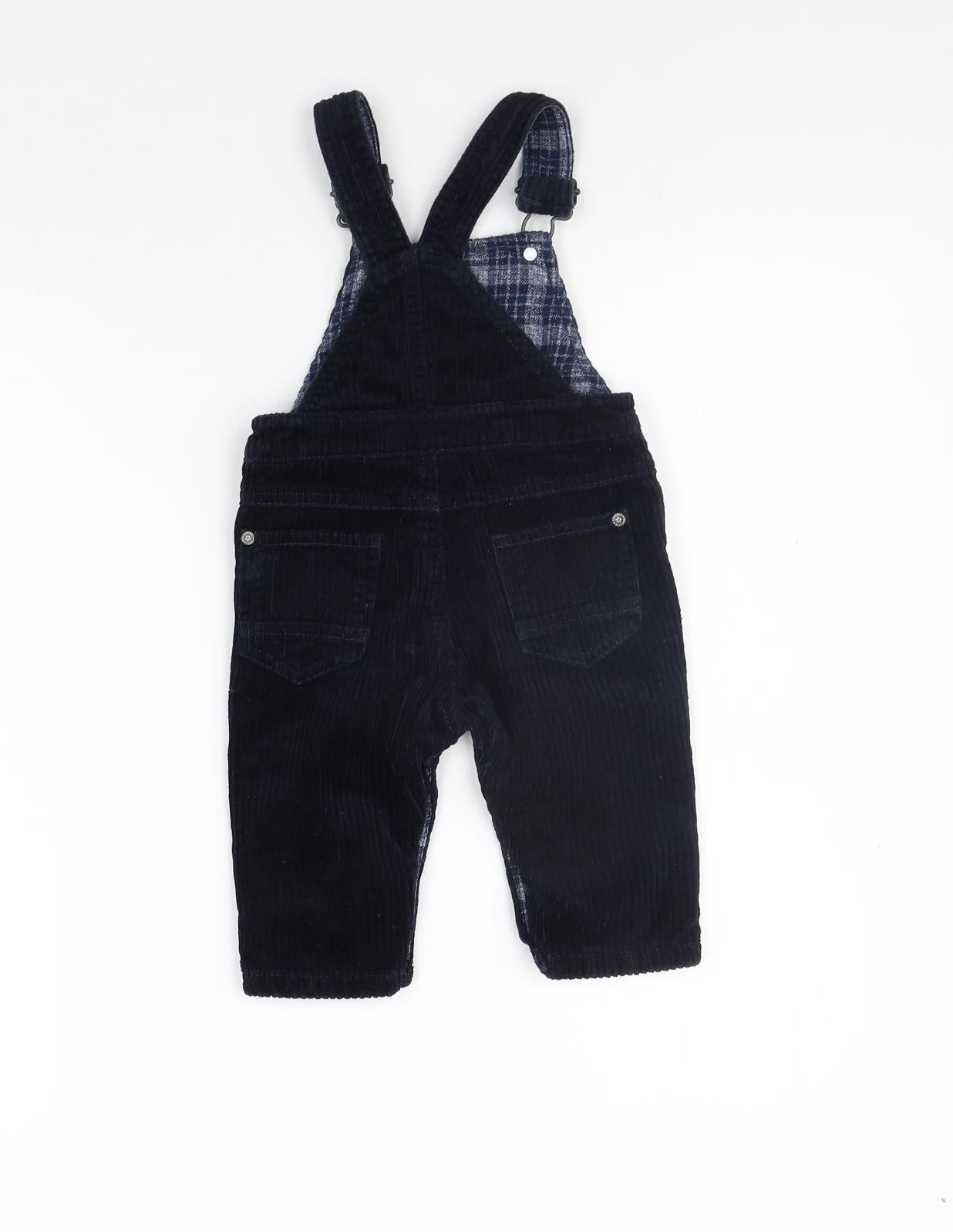 Next  Boys Blue   Dungaree One-Piece Size 6-9 Months