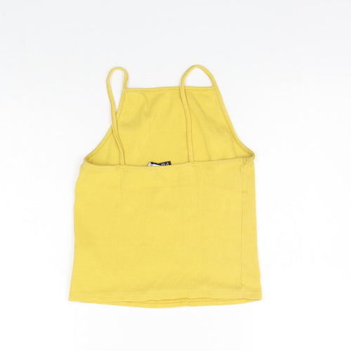 New Look Womens Yellow   Basic Tank Size 14