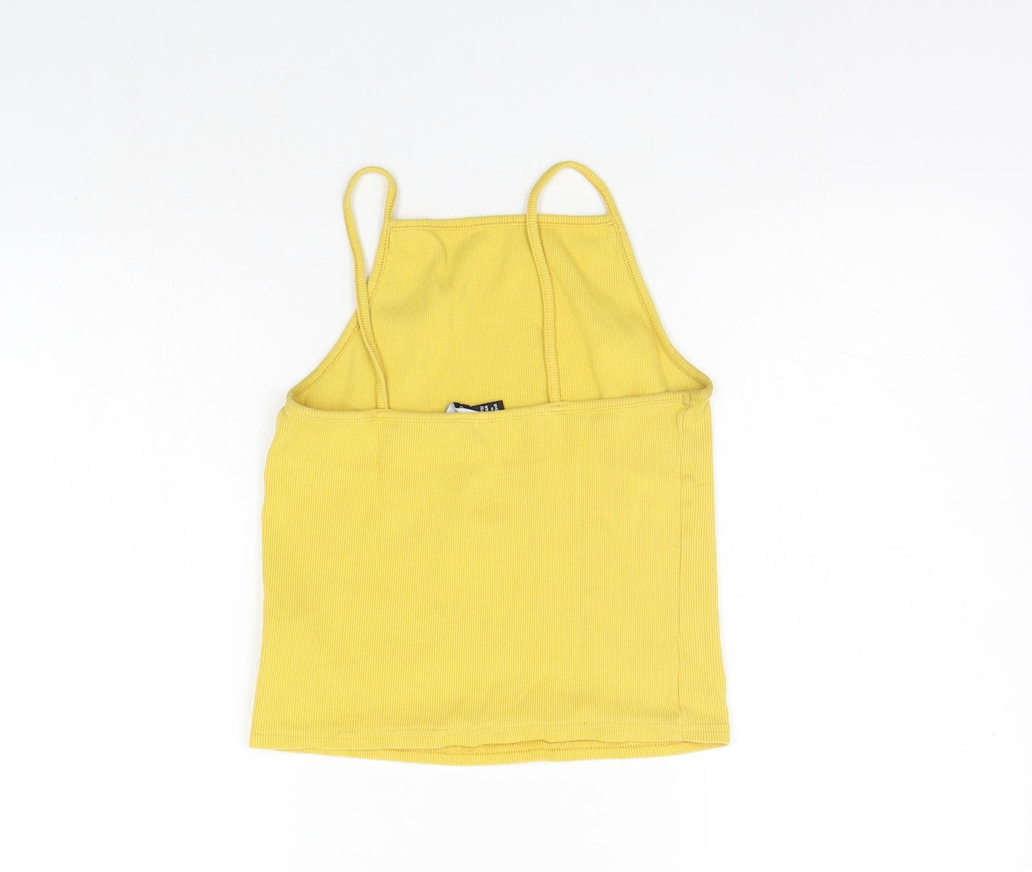New Look Womens Yellow   Basic Tank Size 14