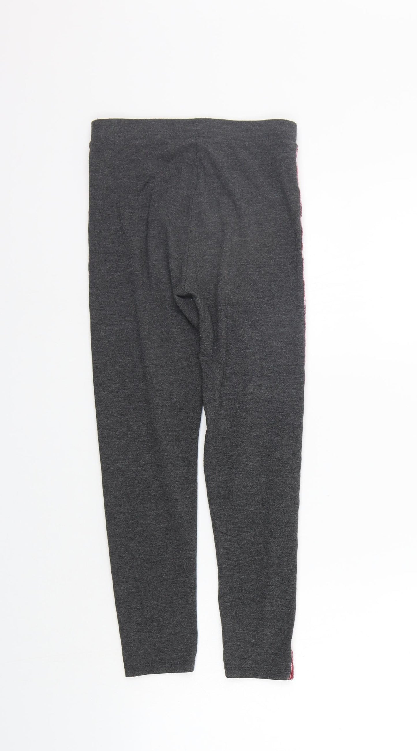 Matalan Girls Grey   Jegging Trousers Size 9 Years - Elastic Waist Band