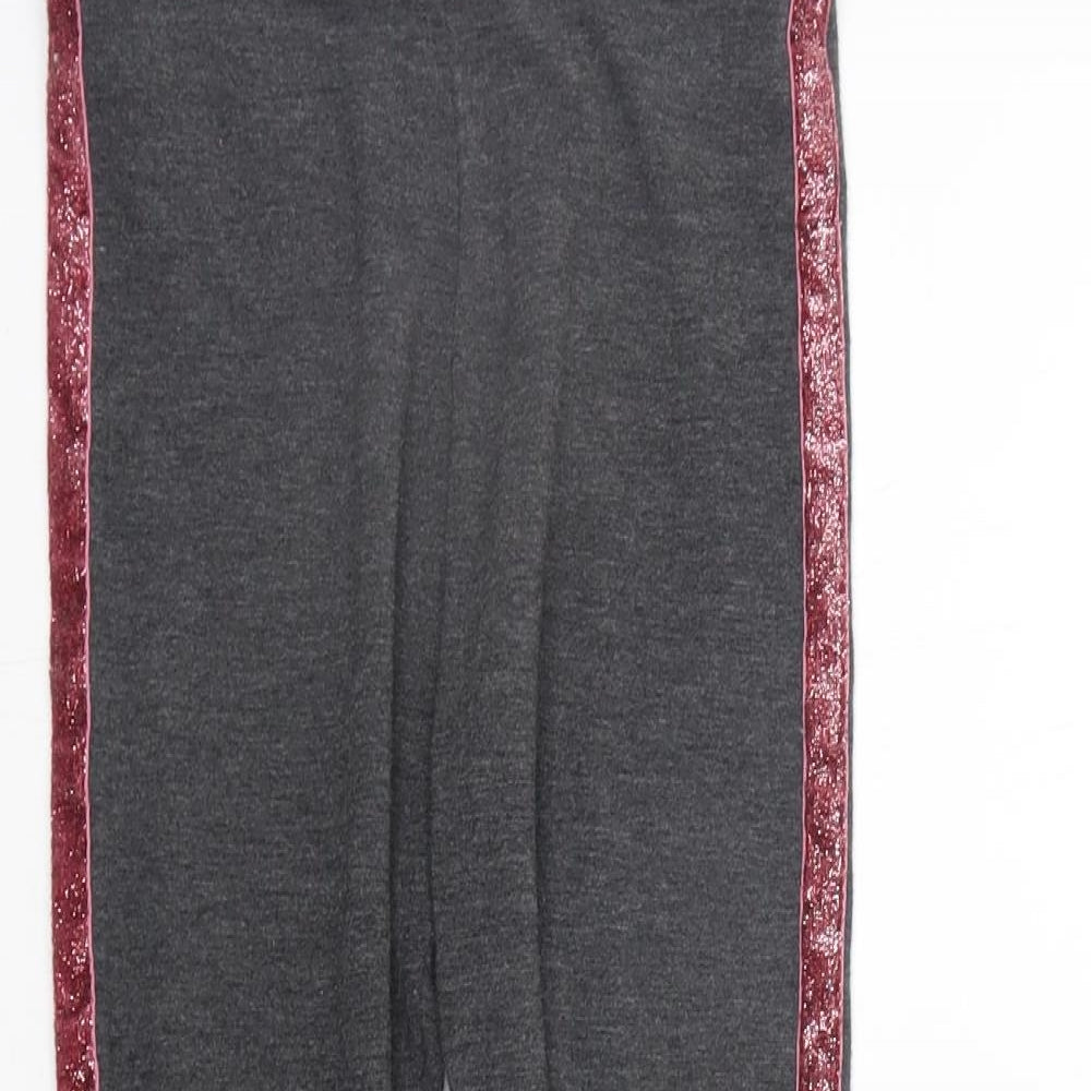 Matalan Girls Grey   Jegging Trousers Size 9 Years - Elastic Waist Band