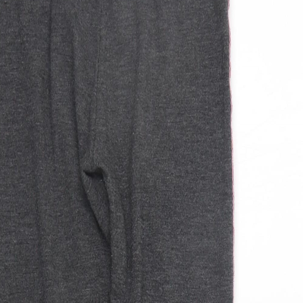 Matalan Girls Grey   Jegging Trousers Size 9 Years - Elastic Waist Band