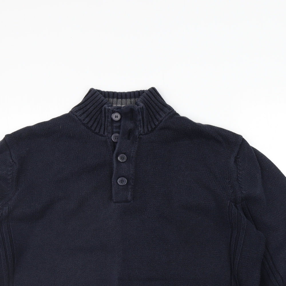 Blue Harbour Mens Blue   Pullover Jumper Size XL