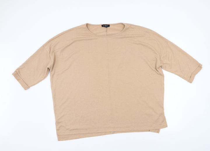 New Look Womens Beige Pullover Jumper Size L