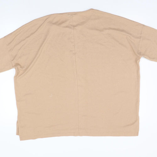 New Look Womens Beige   Pullover Jumper Size L