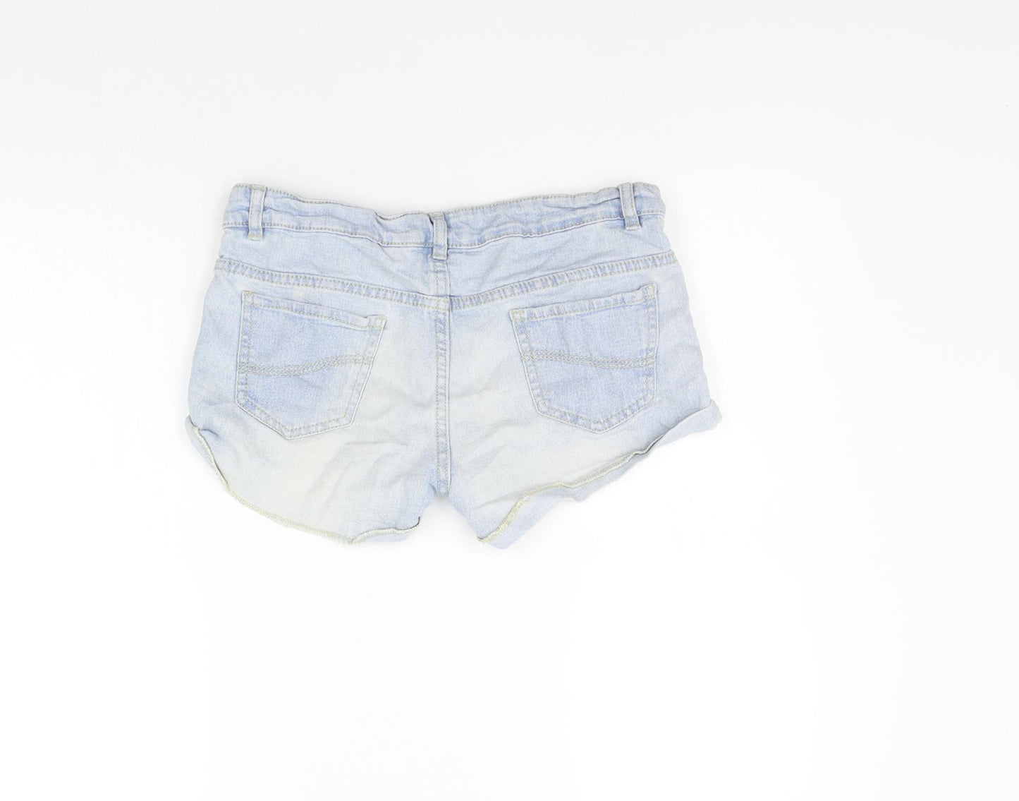 deniem co Womens Blue   Cut-Off Shorts Size 10