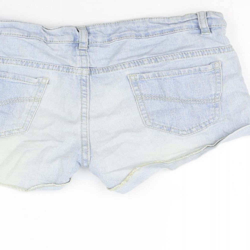 deniem co Womens Blue   Cut-Off Shorts Size 10