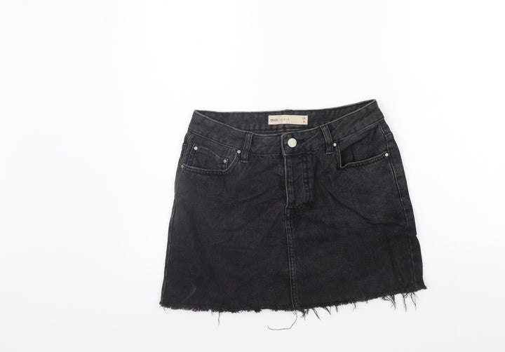 ASOS Womens Grey   A-Line Skirt Size 8