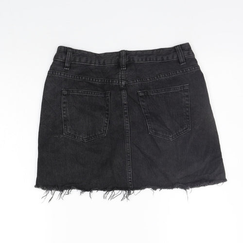 ASOS Womens Grey   A-Line Skirt Size 8