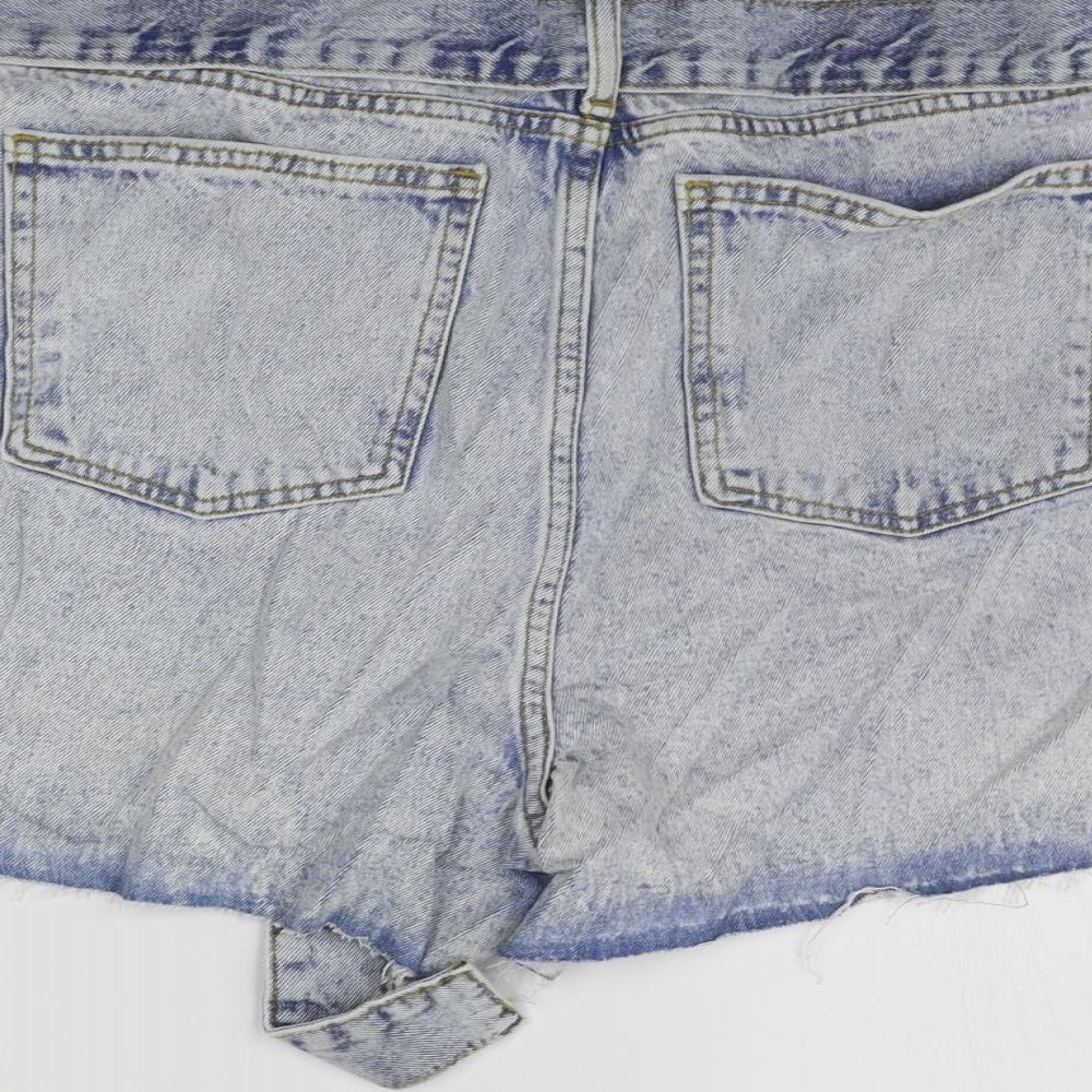 George Womens Blue   A-Line Skirt Size 16  - BELTED