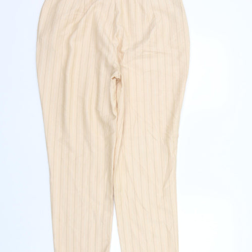 Missguided Womens Beige   Trousers  Size 12 L28 in