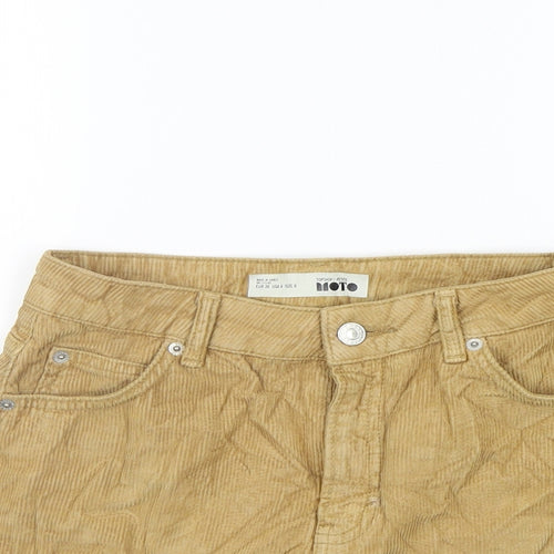 Topshop Womens Beige   A-Line Skirt Size 8
