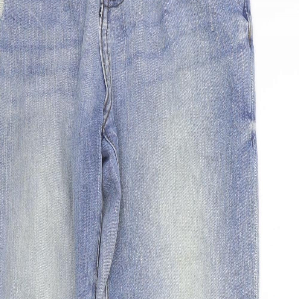deniem co Womens Blue   Straight Jeans Size 8 L25 in