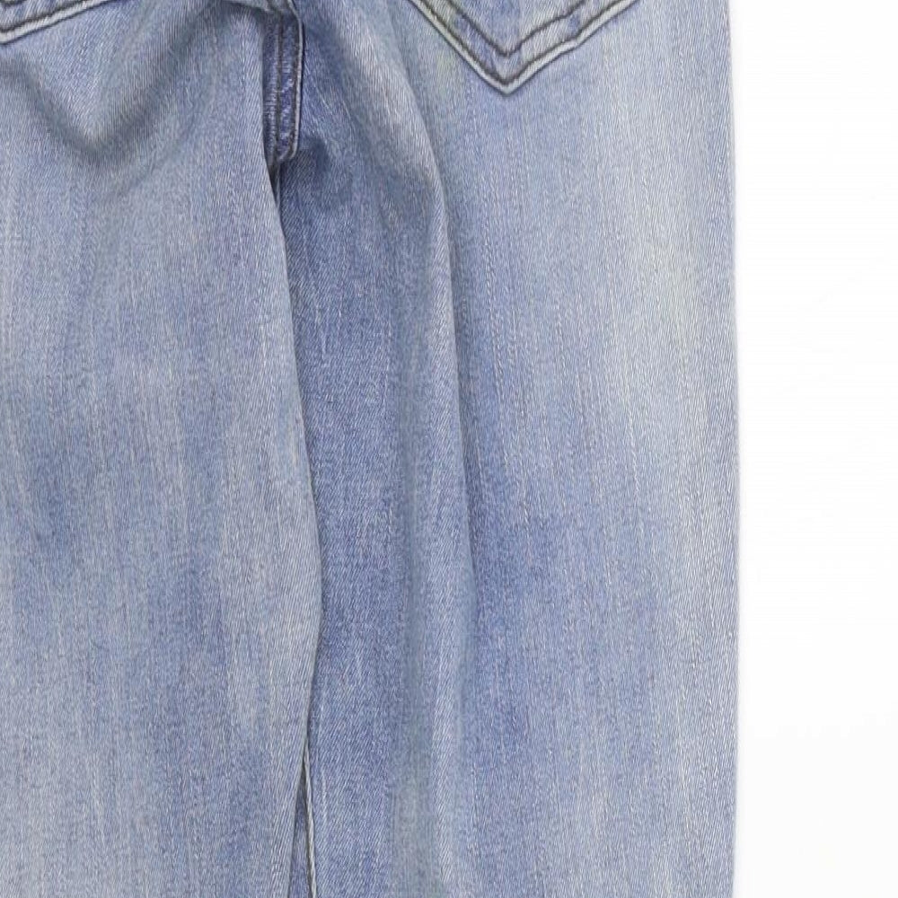 deniem co Womens Blue   Straight Jeans Size 8 L25 in