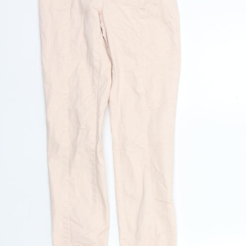 H&M Womens Beige   Trousers  Size 8 L27 in
