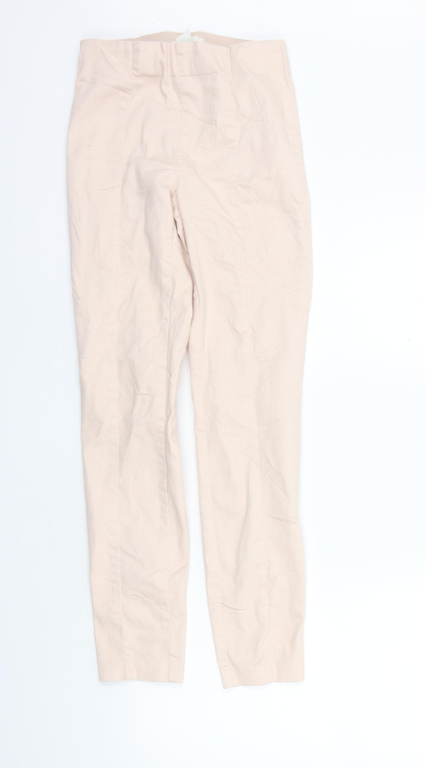 H&M Womens Beige   Trousers  Size 8 L27 in