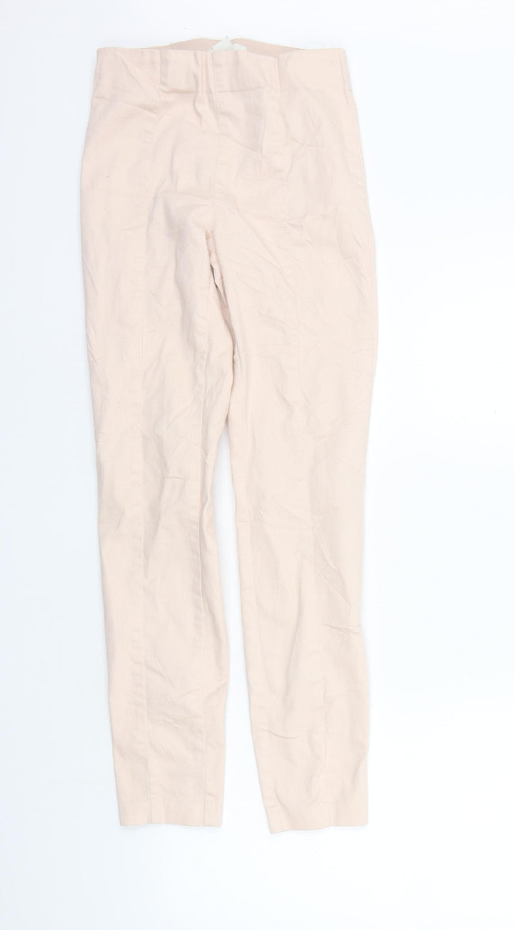 H&M Womens Beige   Trousers  Size 8 L27 in