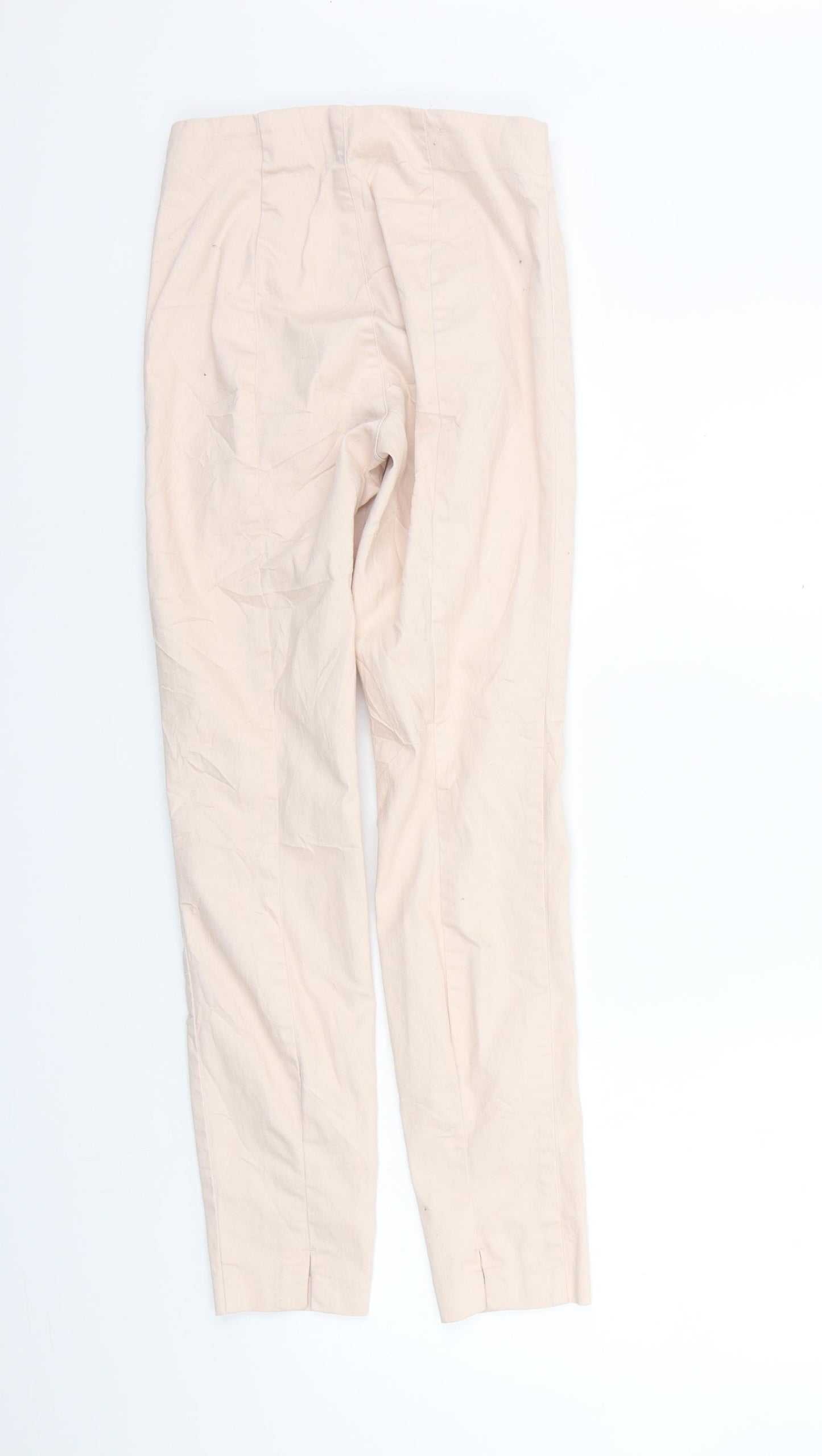 H&M Womens Beige   Trousers  Size 8 L27 in