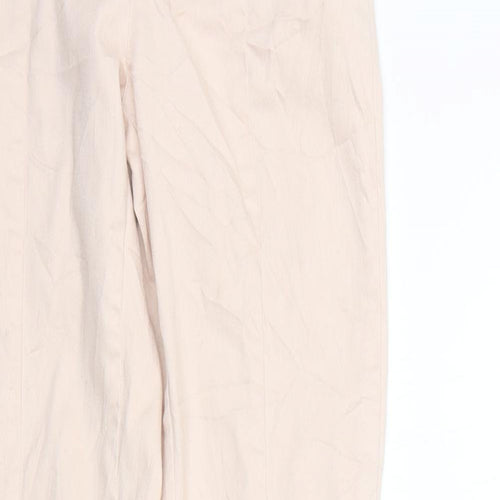 H&M Womens Beige   Trousers  Size 8 L27 in