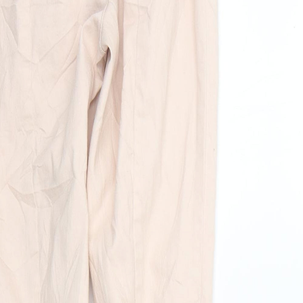 H&M Womens Beige   Trousers  Size 8 L27 in