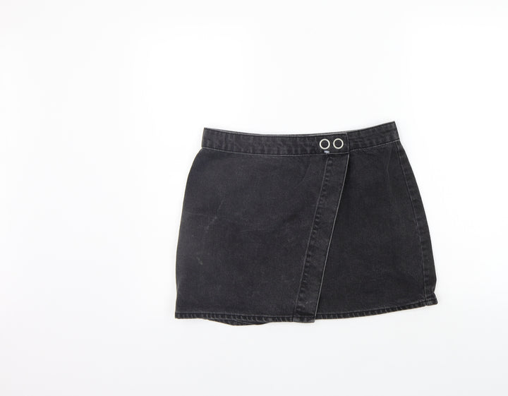 ASOS Womens Grey A-Line Skirt Size 10