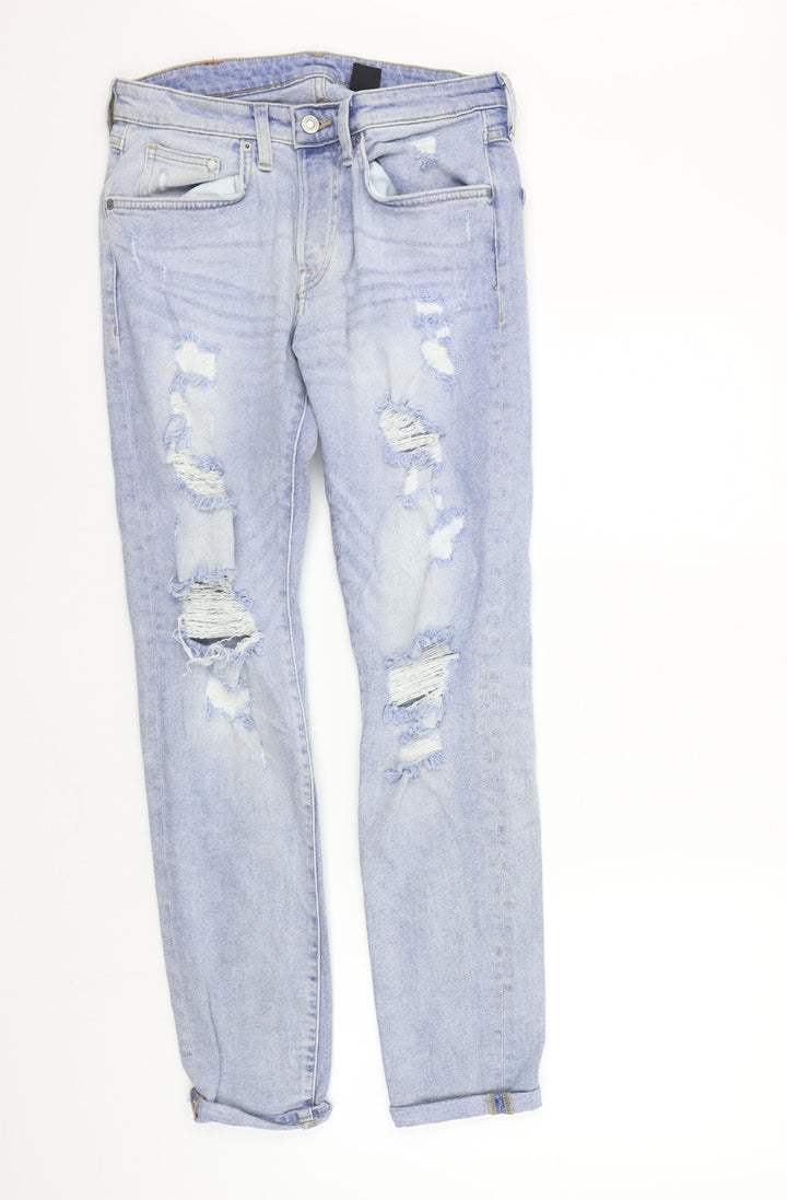 H&M Womens Blue   Straight Jeans Size 30 in L26 in