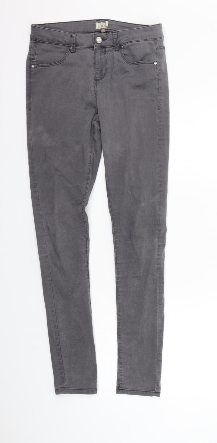 Topshop Womens Grey Jegging Jeans Size 28 in L32 in