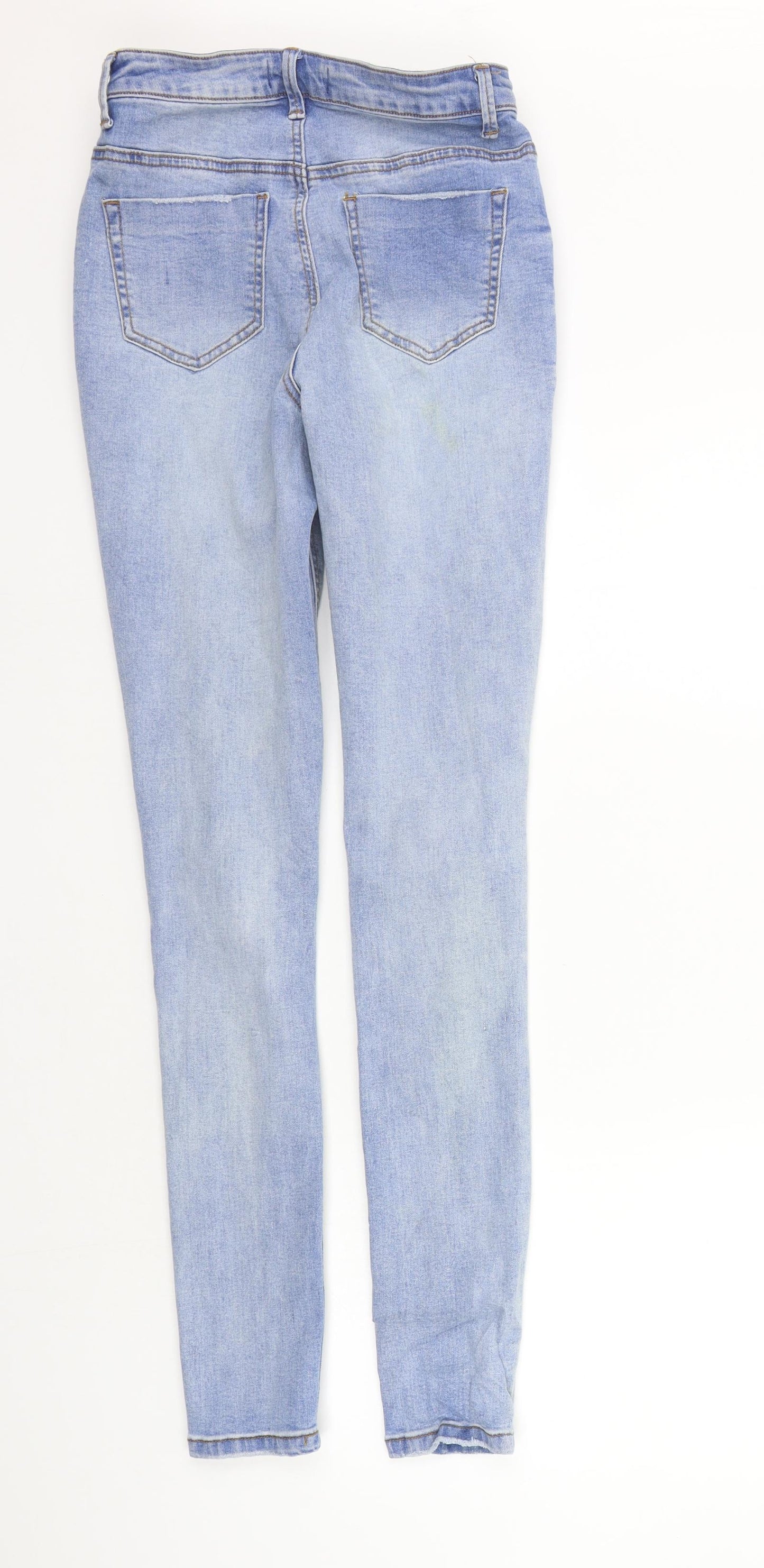 Missguided Womens Blue   Straight Jeans Size 10 L30 in