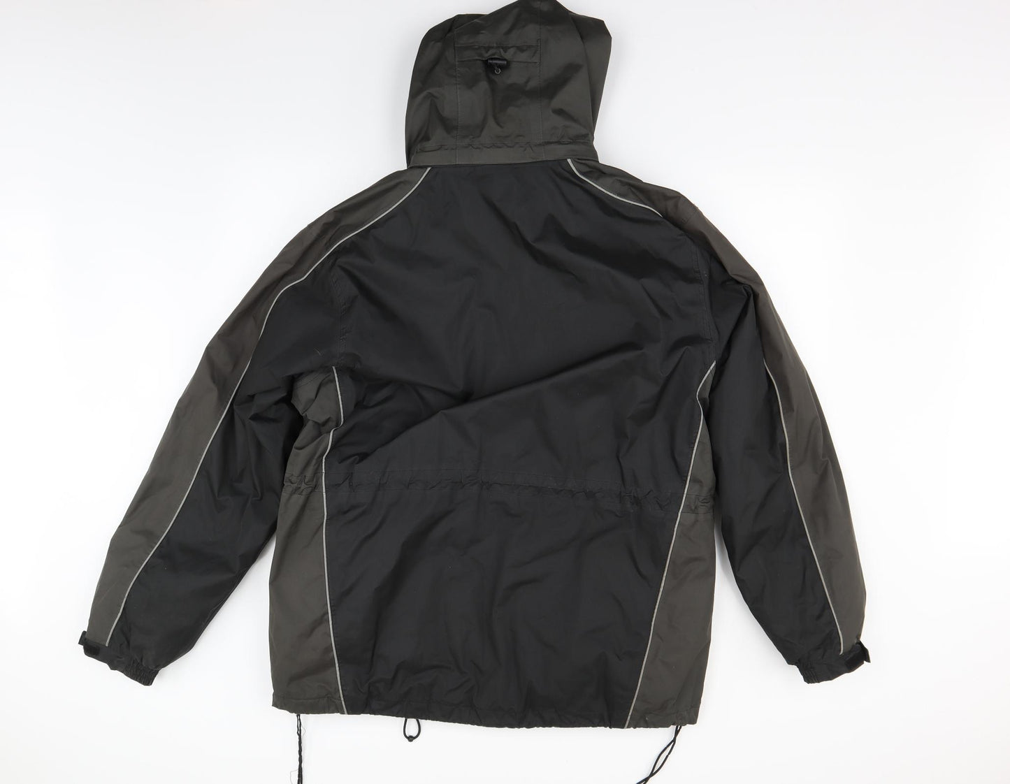 Snowdonia Mens Black  Canvas Windbreaker Coat Size L