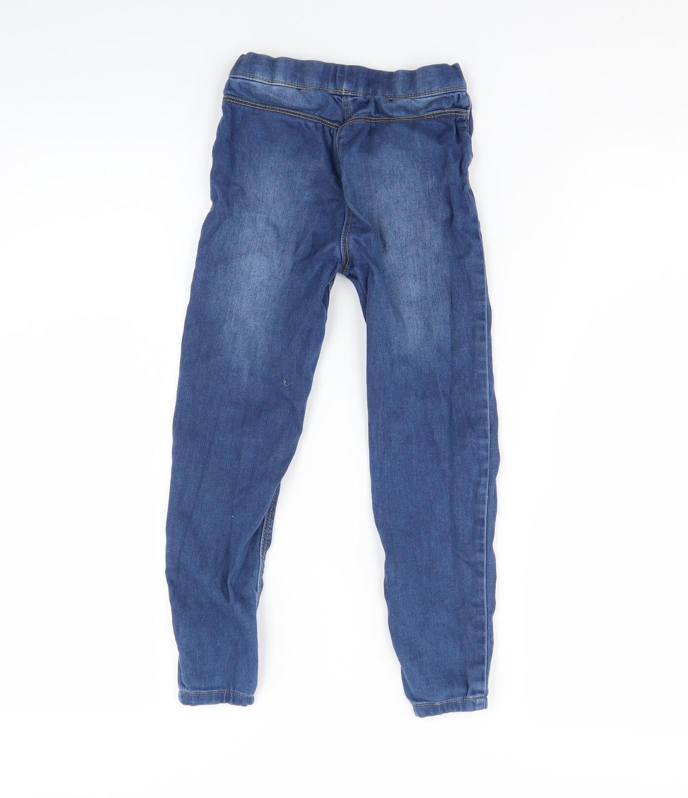 George Girls Blue  Denim Jegging Jeans Size 5-6 Years