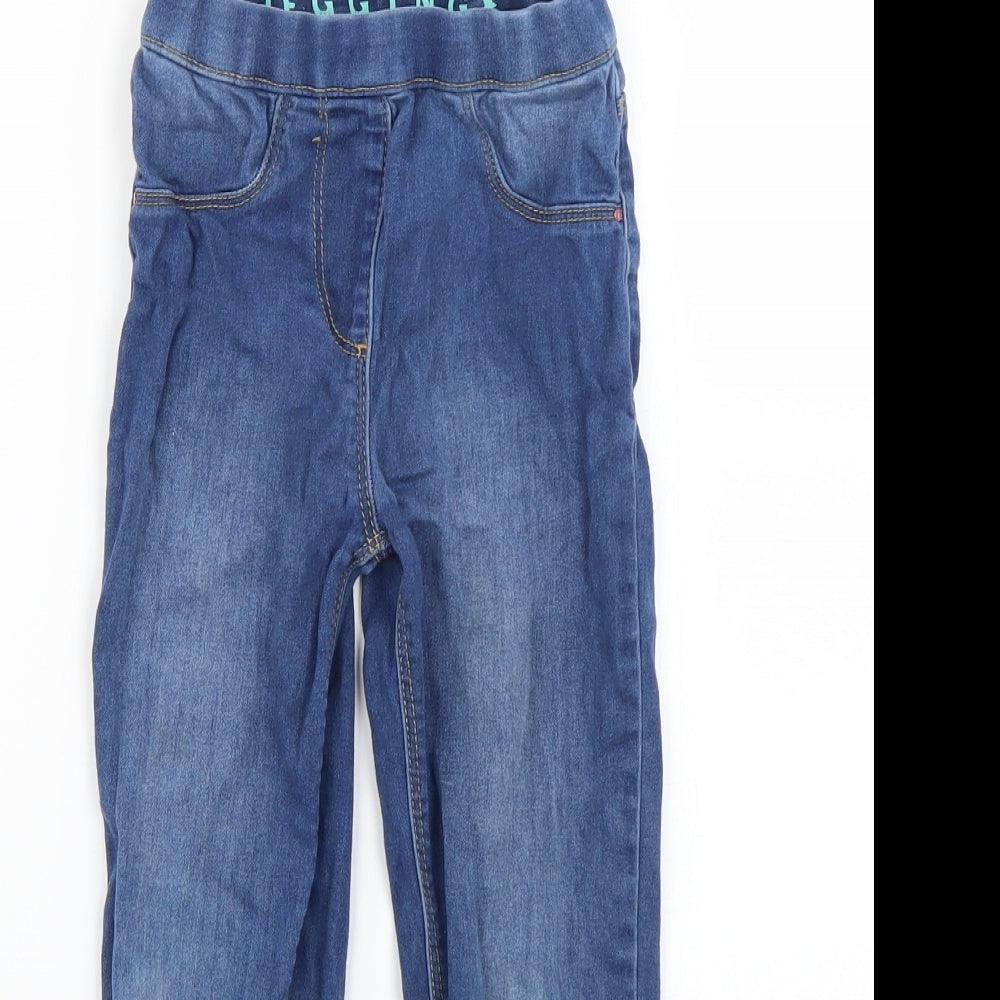 George Girls Blue  Denim Jegging Jeans Size 5-6 Years