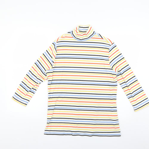 George Womens Multicoloured Striped Knit Tunic Jumper Size 20