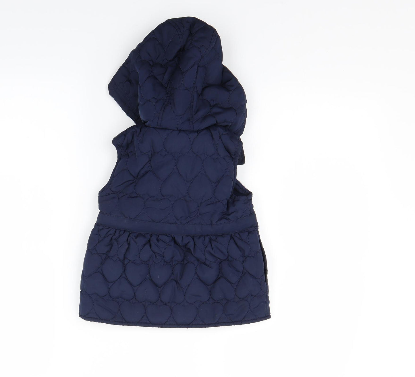 Matalan Girls Blue   Gilet Coat Size 2-3 Years