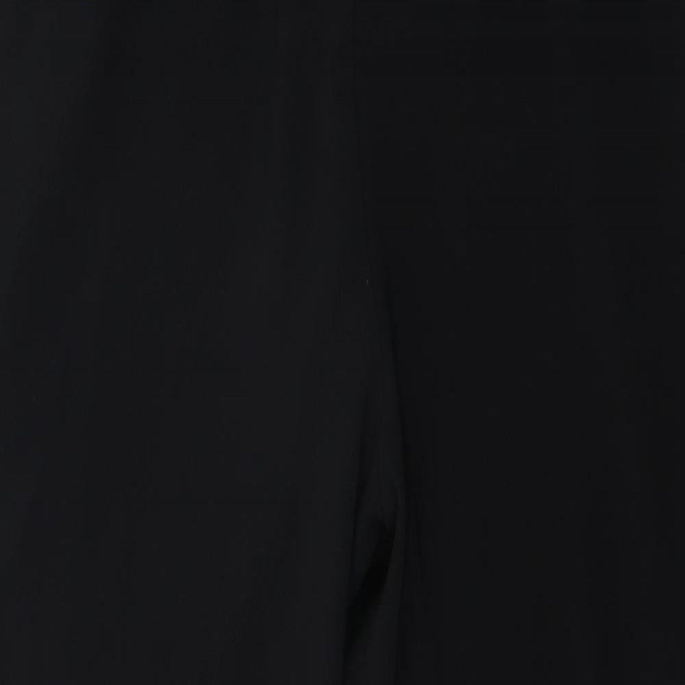 Preworn Womens Black   Cropped Trousers Size 16 L25 in