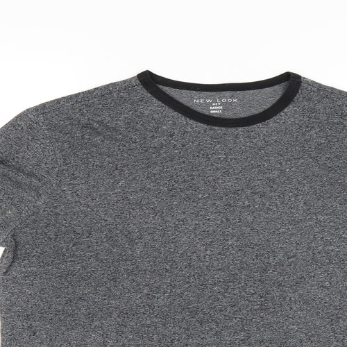 New Look Mens Grey    T-Shirt Size S