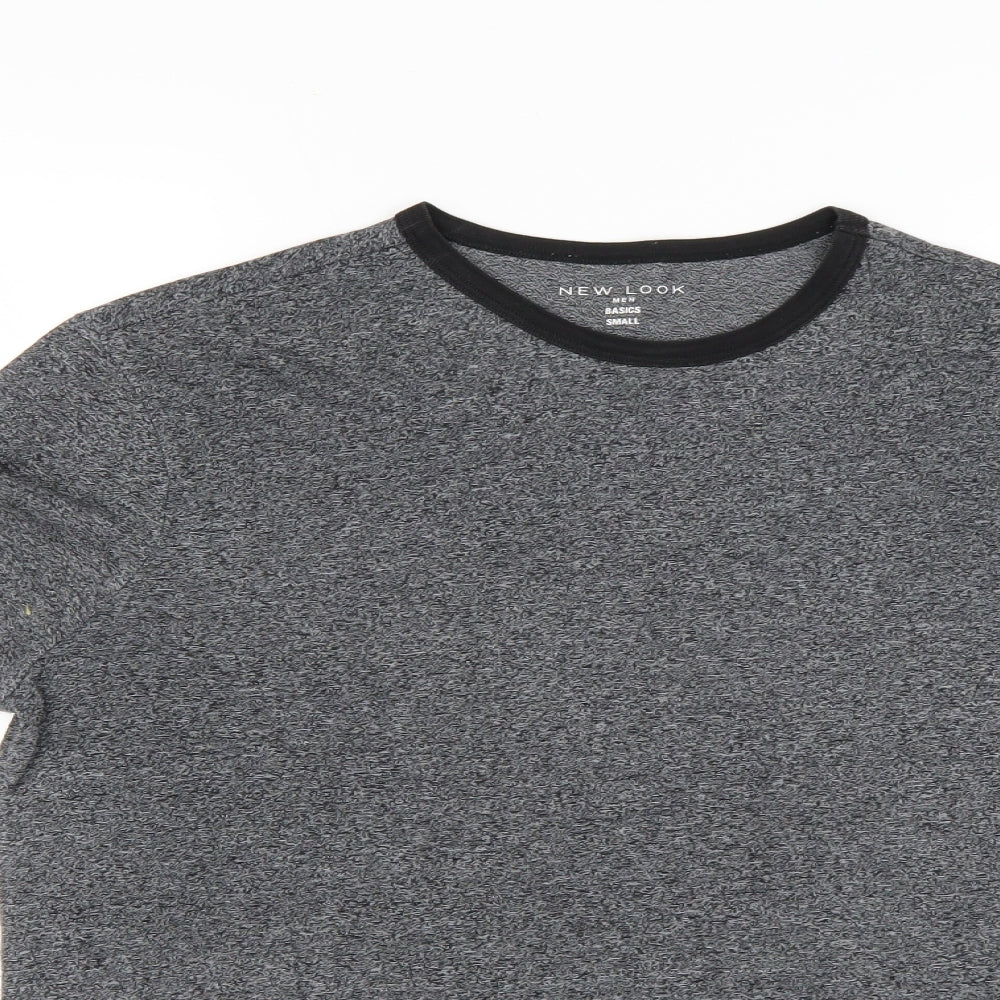 New Look Mens Grey    T-Shirt Size S