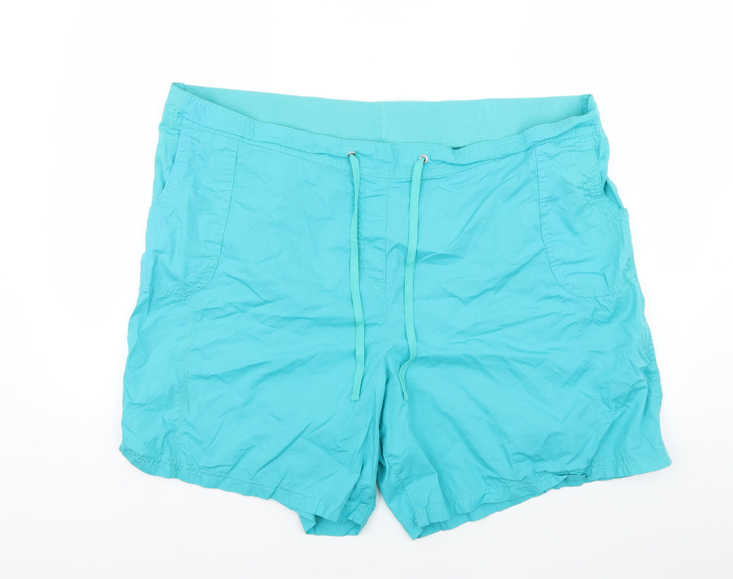 Bonmarché Womens Green   Bermuda Shorts Size 24