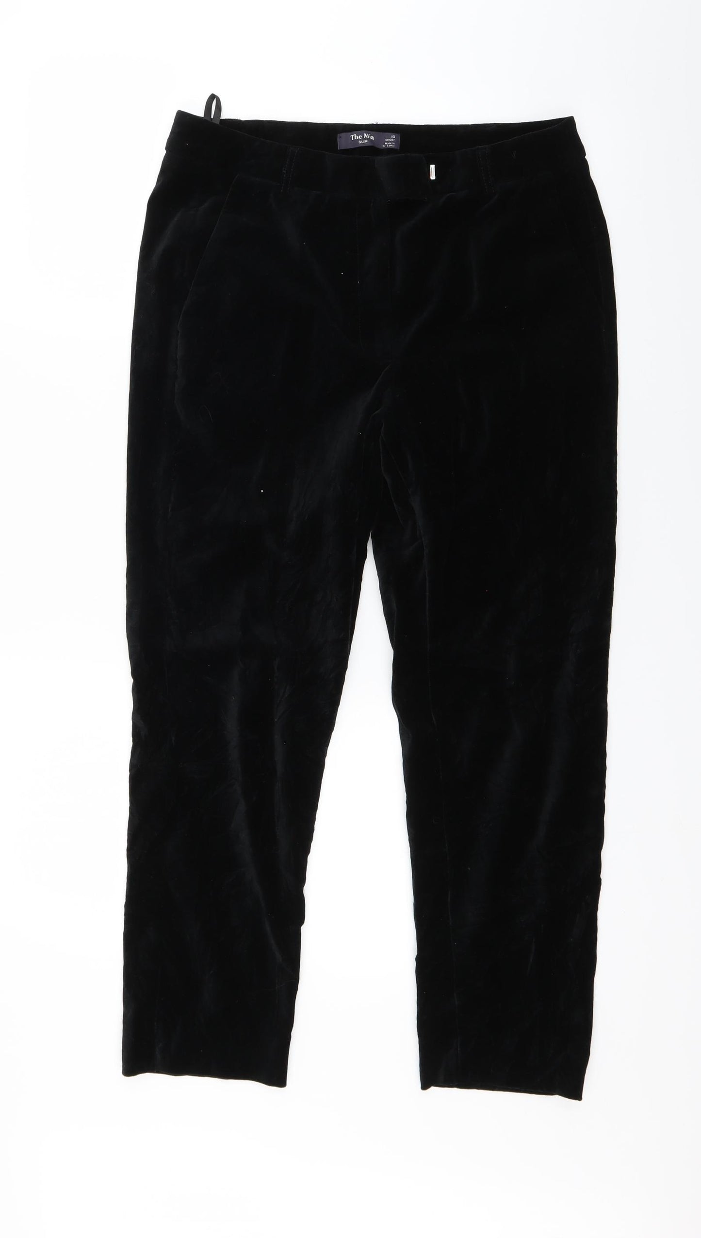 Marks and Spencer Womens Black   Trousers  Size 10 L25 in