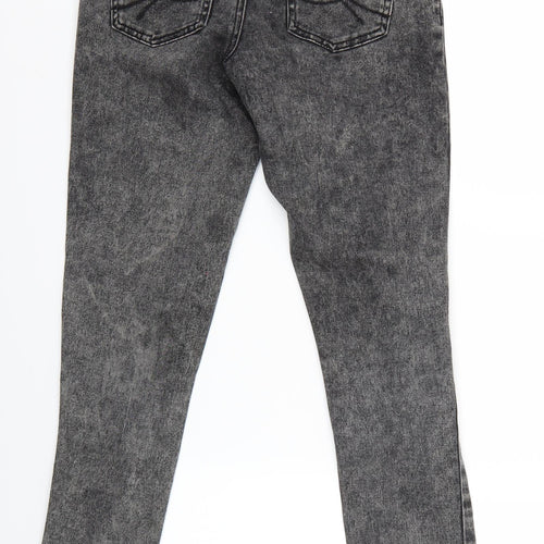 Primark Womens Black  Denim Skinny Jeans Size 6 L27 in