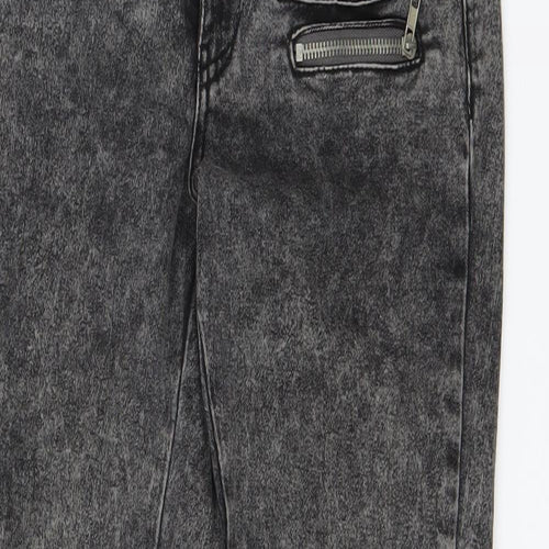 Primark Womens Black  Denim Skinny Jeans Size 6 L27 in