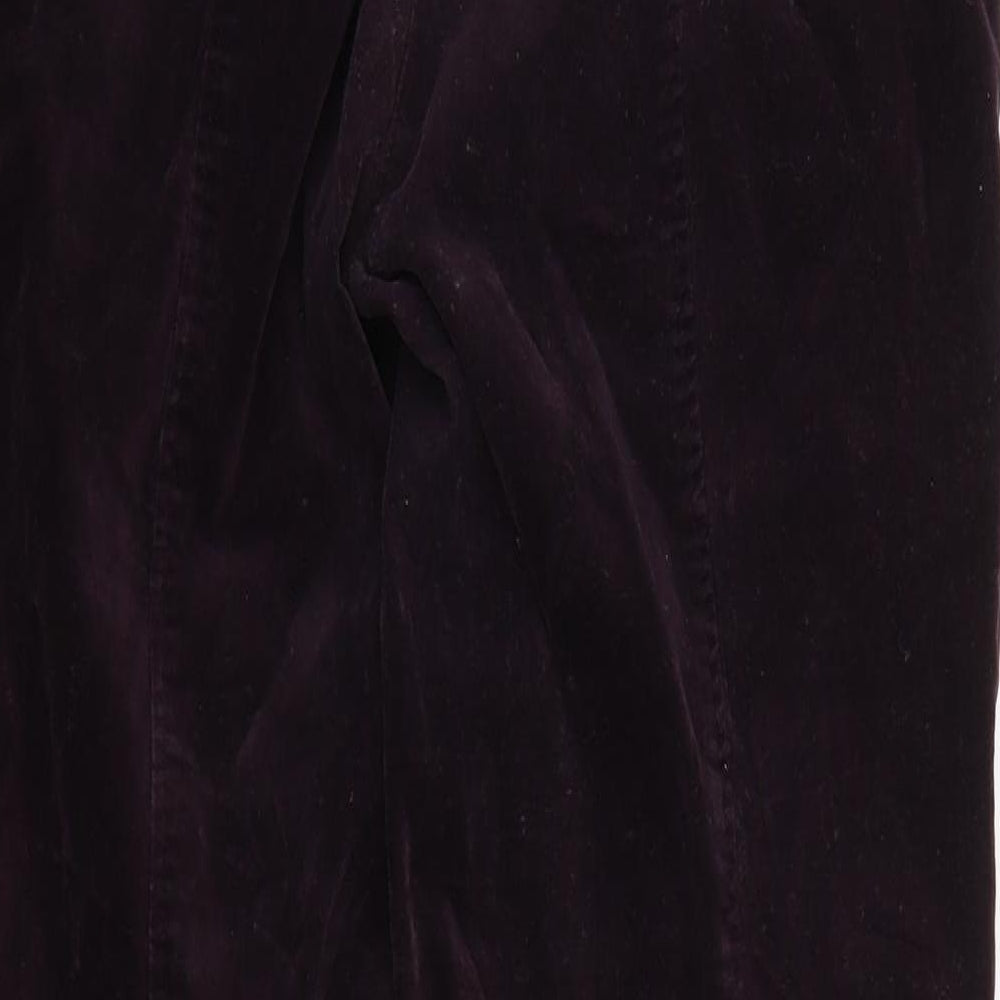 Robell Womens Red  Velour Jegging Jeans Size 10 L28 in