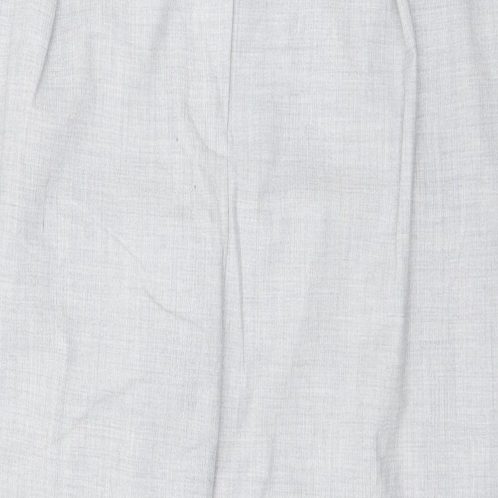 New Look Womens Grey   Capri Trousers Size 14 L23 in