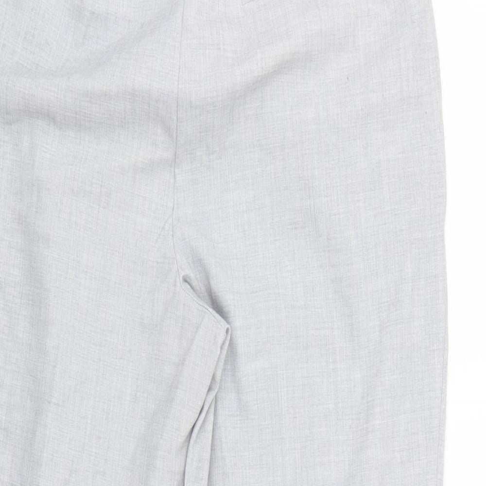 New Look Womens Grey   Capri Trousers Size 14 L23 in