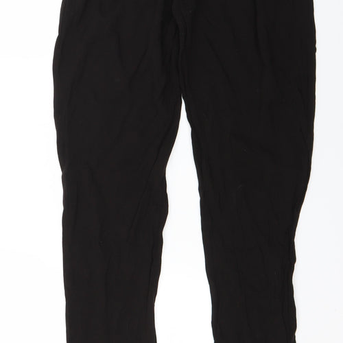 Alimah Womens Black   Jogger Trousers Size S L27 in