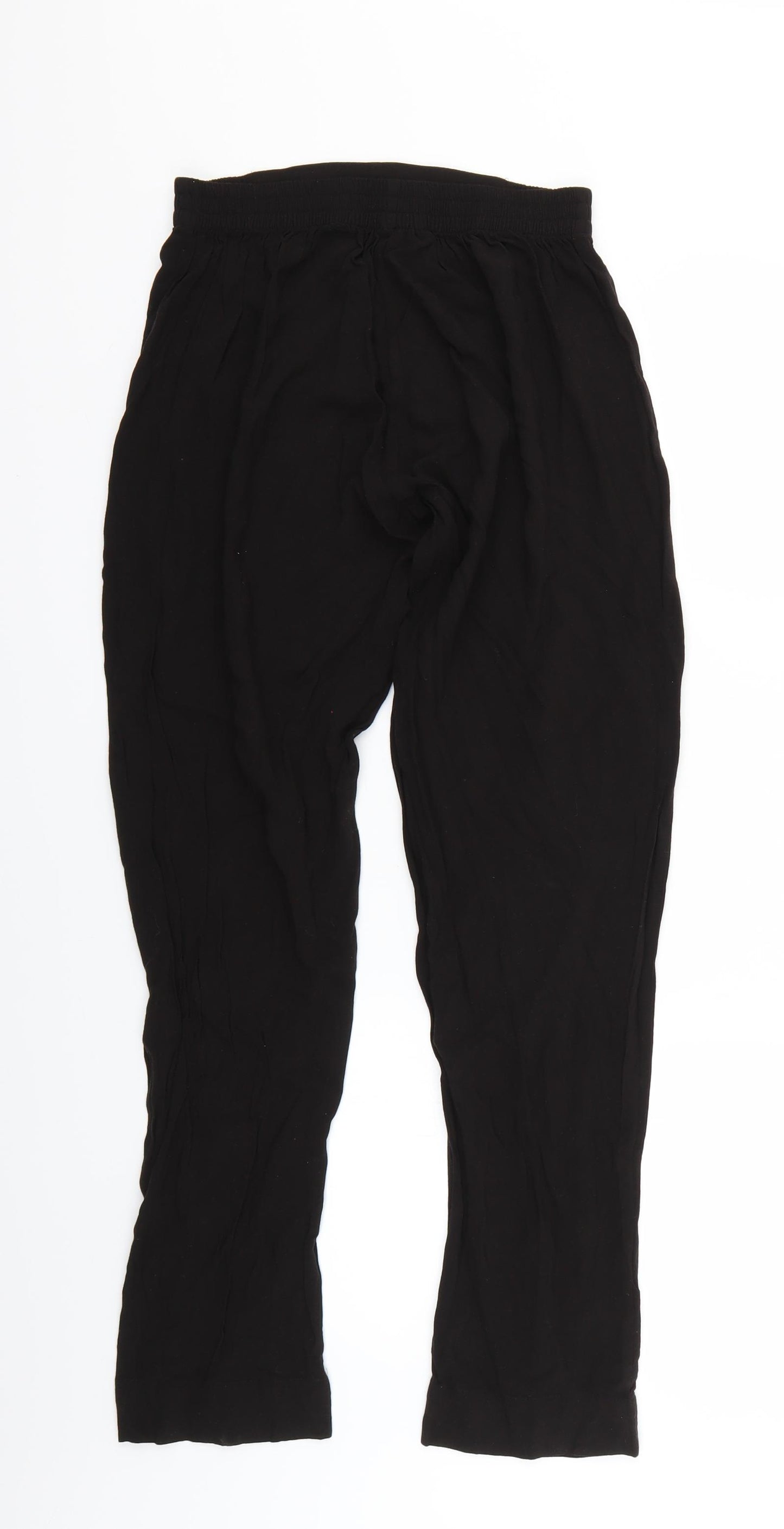 Alimah Womens Black   Jogger Trousers Size S L27 in