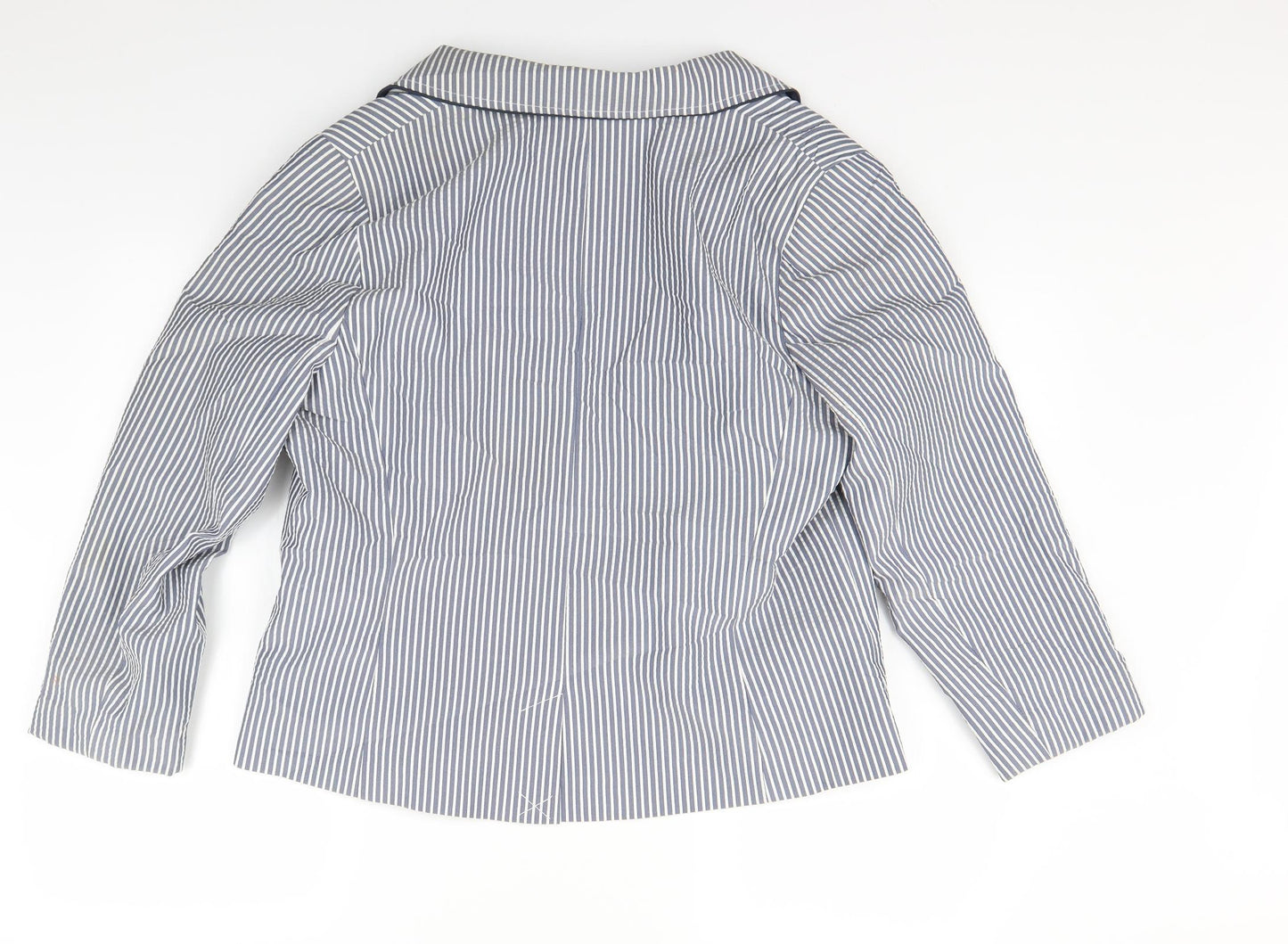 Atmosphere Womens Grey Striped  Jacket Blazer Size 18