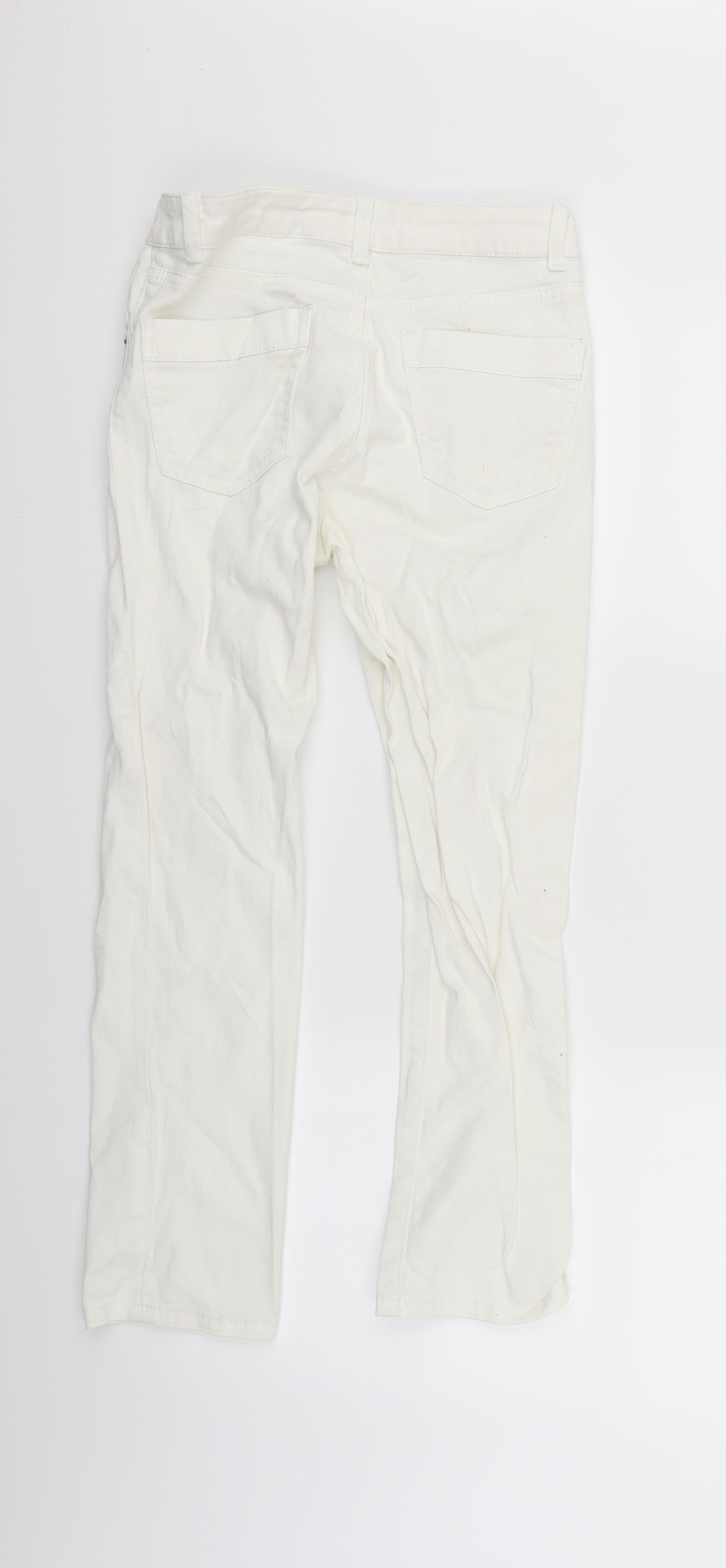 Waredenim Womens White  Denim Skinny Jeans Size 6 L23 in